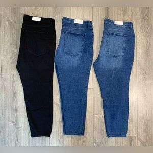 Warp + Weft JFK Skinny New York‎ City Jeans Bundle of 3 Sz 24 plus size